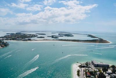 Amazing Helicopter Tour of Treasure Island, John Amazing Helicopter Tour of Treasure Island, John's Pass, Don CeSar Resort & Bay