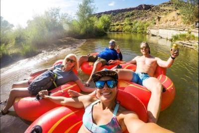 River Tubing down the Virgin River  River Tubing down the Virgin River
