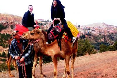 Atlas montains day trip, three Valleys, camel ride, berber village, waterfalls