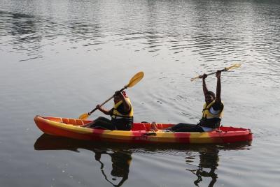 Kayaking in River Periyar at Aluva, Kochi Kayaking in River Periyar at Aluva, Kochi