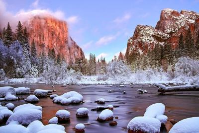 Yosemite Valley Private Winter Hiking Tour Yosemite Valley Private Winter Hiking Tour