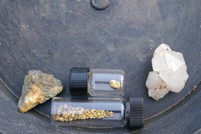 4 hour sluicing and panning Family special