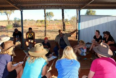 Aboriginal Homelands Experience from Ayers Rock including Sunset Aboriginal Homelands Experience from Ayers Rock including Sunset