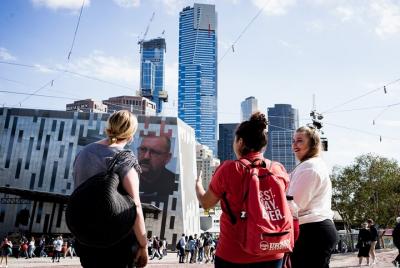 Melbourne Bites and Sights with Eureka Skydeck Entrance and Tram 