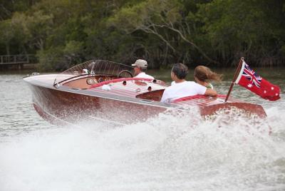 Noosa River Cruise for 2 people on a Classic Mahogany Speed Boat - 90 min. Noosa River Cruise for 2 people on a Classic Mahogany Speed Boat - 90 min.