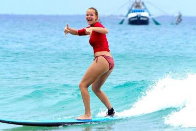 3 Hour Surf Lesson in Australia 3 Hour Surf Lesson in Australia's Longest Wave and Rainbow Beach 4X4