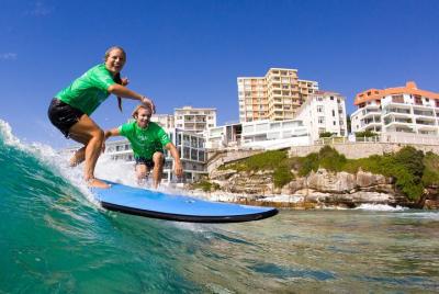 Surfing Lessons on Sydney Surfing Lessons on Sydney's Bondi Beach
