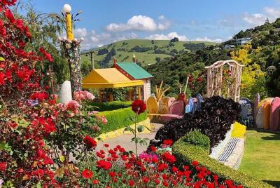 Akaroa Shore Excursion: Akaroa Harbour and Giants House Local Tou