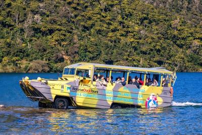 Rotorua Duck Boat Guided City and Lakes Tour Rotorua Duck Boat Guided City and Lakes Tour