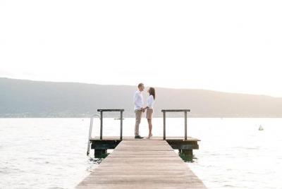 Private photo shoot at Lake Annecy