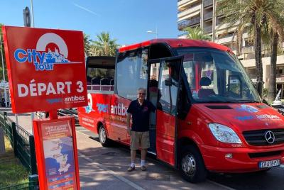 Visit of Antibes Juan-Les-Pins by convertible bus Visit of Antibes Juan-Les-Pins by convertible bus