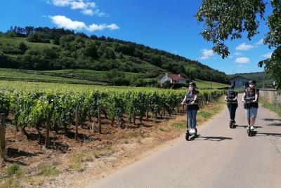 Visit of Nuits-Saint-Georges with an electric scooter Visit of Nuits-Saint-Georges with an electric scooter