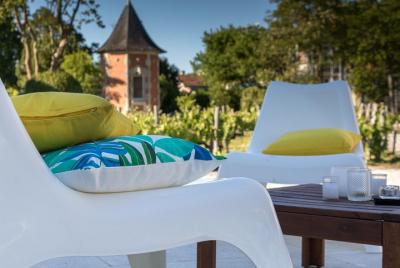 Aperitif at the Château in French