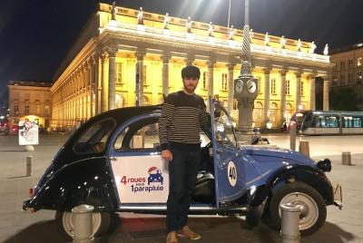 Private Tour of Bordeaux By Night in a Citroën 2CV - 45min