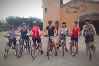 Cycling for Vino Bike Ride from Sitges, Barcelona with hotel pick