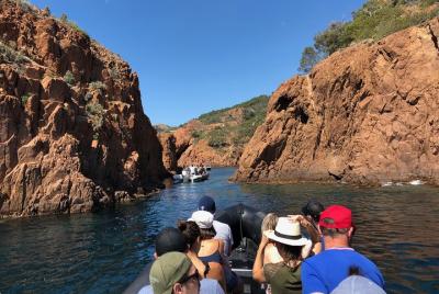 Boat excursion at the Calanques of the Esterel natural park Boat excursion at the Calanques of the Esterel natural park