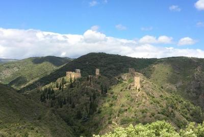 Half day tour to Lastours. Shared tour from Carcassonne. Half day tour to Lastours. Shared tour from Carcassonne.