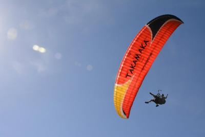 Paragliding flight