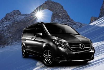 Airport Chambery - private VIP transfer to Tignes on Mercedes V-class