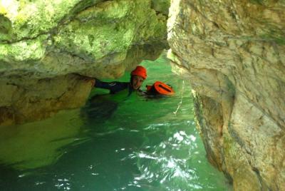 Canyoning discovery of Furon Bas in Vercors - Grenoble Canyoning discovery of Furon Bas in Vercors - Grenoble
