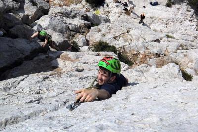 Half-day climbing in the Calanques national park Half-day climbing in the Calanques national park