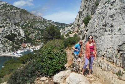Daytime multi-pitch climbing in the Calanques National Park Daytime multi-pitch climbing in the Calanques National Park