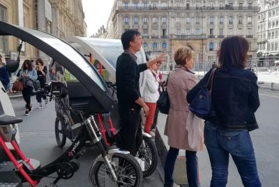 Treasure hunt in a Pedicab tour of Lyon