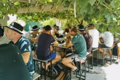 Côte de Boeuf Party and wine tasting in Banyuls-sur-Mer