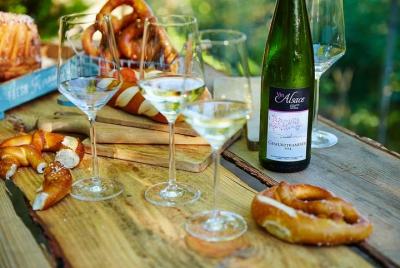 Aperitif at the winemaker with cellar visit and wine tasting in Alsace