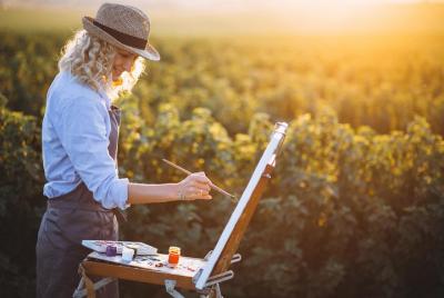 Painting in Provence