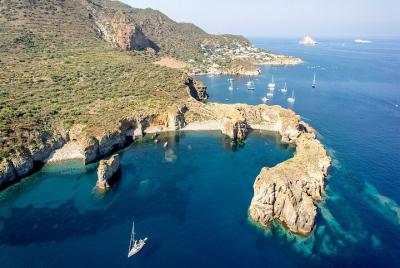 A week cruise in the Aeolian islands on a sailing boat with skipper and hostess A week cruise in the Aeolian islands on a sailing boat with skipper and hostess