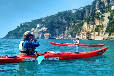 Amalfi Coast Kayak Tour along Arches, Beaches and Sea Caves Amalfi Coast Kayak Tour along Arches, Beaches and Sea Caves