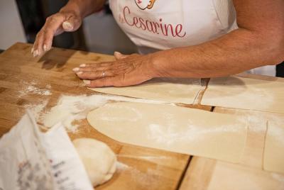 Private Pasta & Tiramisu Class at a Cesarina Private Pasta & Tiramisu Class at a Cesarina's home with tasting in Pienza