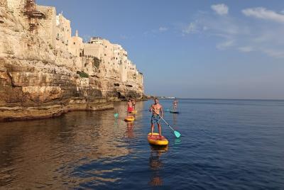 SUP ride to the Polignano a Mare caves SUP ride to the Polignano a Mare caves