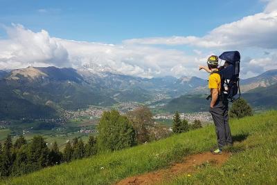 Trekking in the magic wood of Mount San Lucio and Yoga class