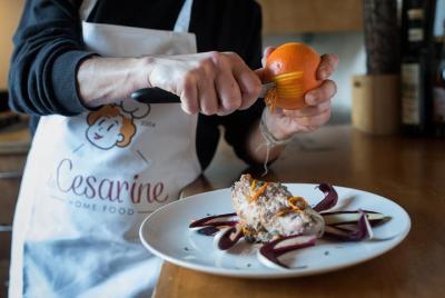 Dining experience at a local Dining experience at a local's home at Lake Garda with show cooking