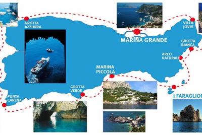 Capri: Boat Tour, Priority Tickets & Blue Grotto (Optional) Capri: Boat Tour, Priority Tickets & Blue Grotto (Optional)