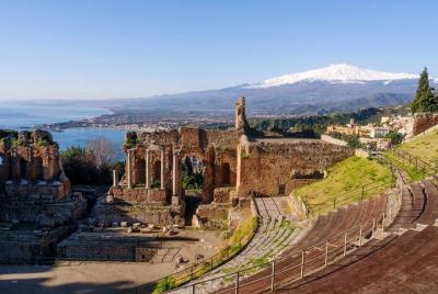 ETNA & TAORMINA TOUR - Full Day departure from CATANIA (with GUIDE and LUNCH included) ETNA & TAORMINA TOUR - Full Day departure from CATANIA (with GUIDE and LUNCH included)
