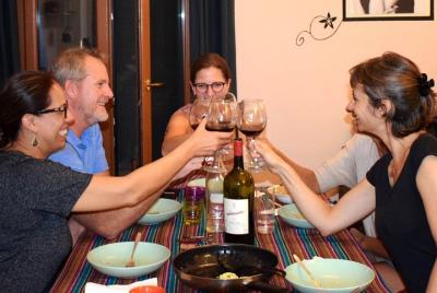 Vegetarian pasta cooking class and dinner in Florence