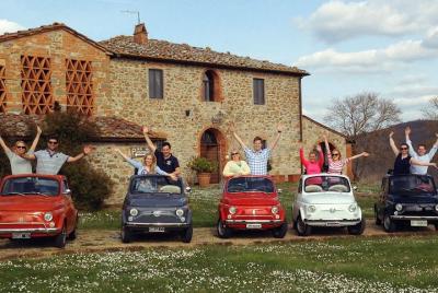 Fiat 500 Vintage Tour on the Tuscan hills with a local meal Fiat 500 Vintage Tour on the Tuscan hills with a local meal