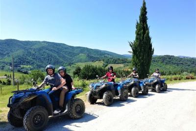 Quad Tour ATV Adventure in Chianti. Lunch and Wine Tasting. Open Top Van Quad Tour ATV Adventure in Chianti. Lunch and Wine Tasting. Open Top Van