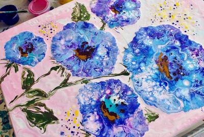 Real Flower Painting Workshop