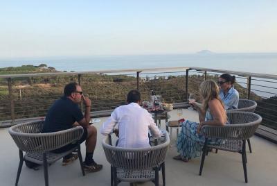 Aperitif on the Roof-Top Terrace at Tenuta delle Ripalte Aperitif on the Roof-Top Terrace at Tenuta delle Ripalte