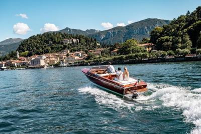 Cadenazzi Wooden Speedboat Private tour on Como Lake Cadenazzi Wooden Speedboat Private tour on Como Lake