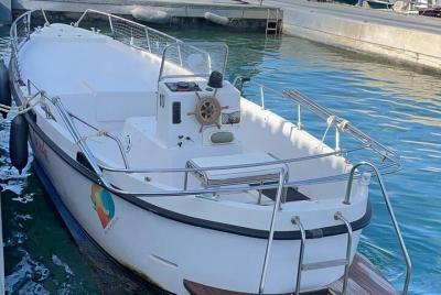 Boat Tour on the Island of Sant Boat Tour on the Island of Sant'Andrea with Aperitif on Board