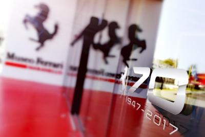 Entrance Ferrari Museum and F1 Simulator