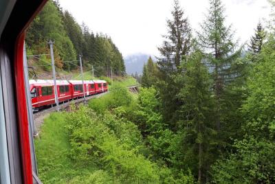 Bernina express and St. Moritz. Tour from Milan