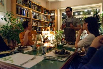 Homemade Italian dinner and natural wine pairing in Milan Homemade Italian dinner and natural wine pairing in Milan