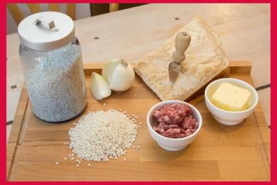 Local market visit and private cooking class at a local's home in Milan