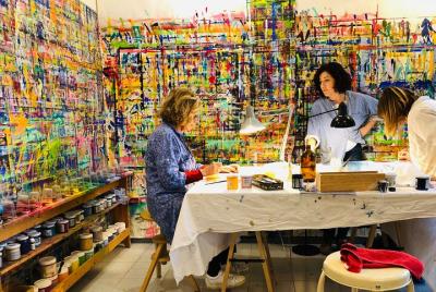 Private Painting and Ceramics Lesson with Aperitif in Milan
